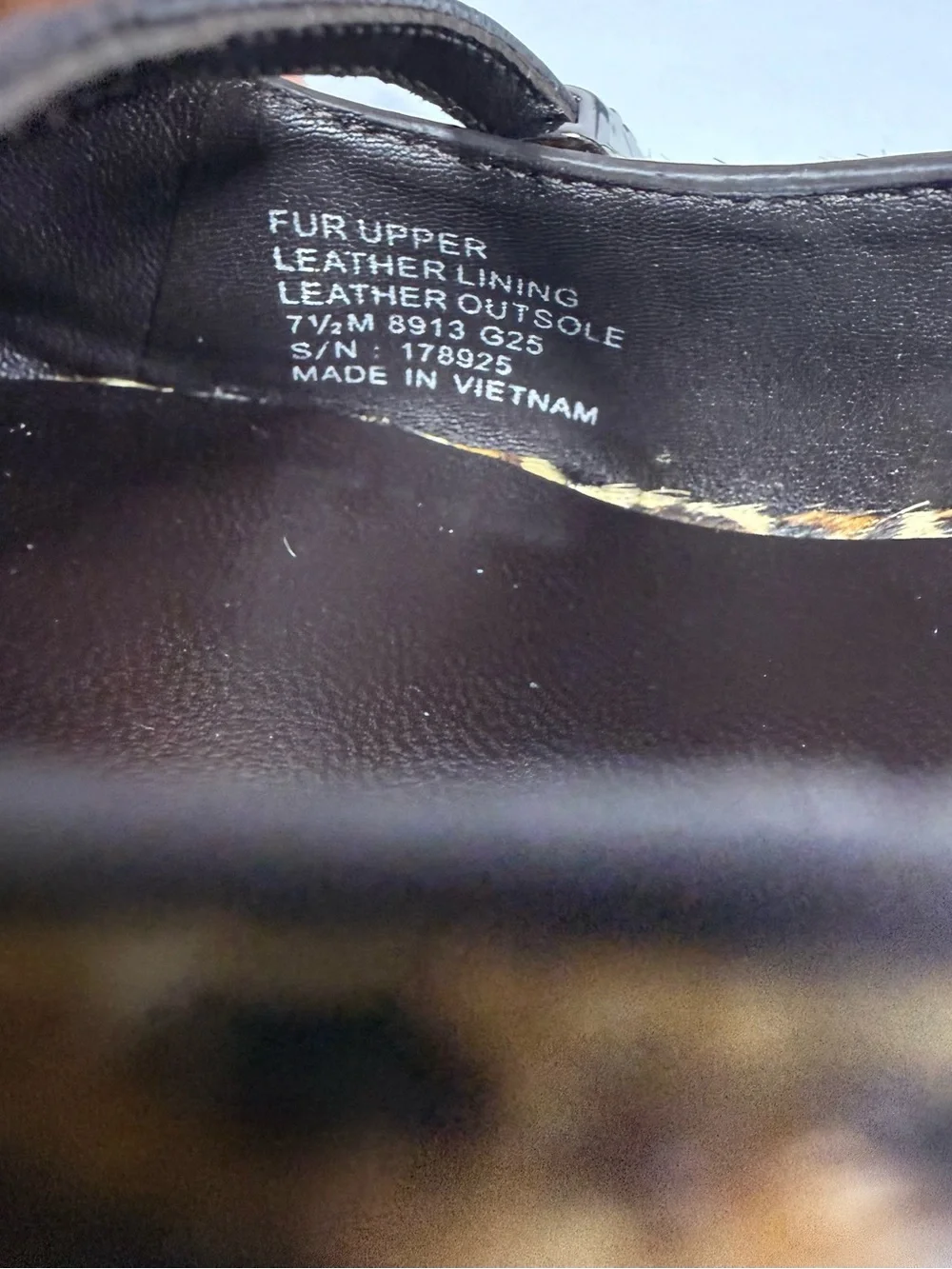 Tory burch Leopard Print Pointed Slingback Mules size7.5